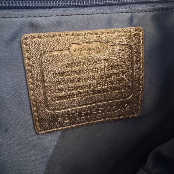 Retired Coach Spring Poppy Daisy Madras Backpack Plaid DayBag Handbag EUC - Picture 5 of 7